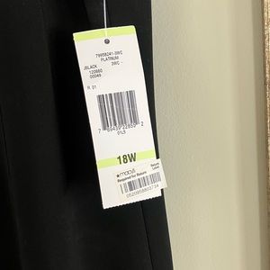 NWT 18w Jones of New York little black dress